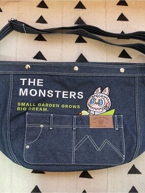 The Monsters Denim tote bag